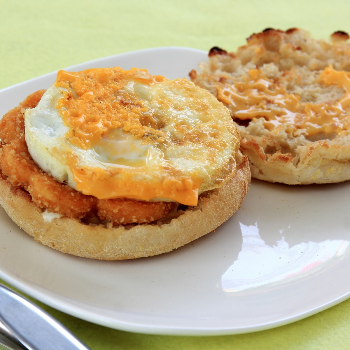 Double Chicken Sausage & Egg Muffins