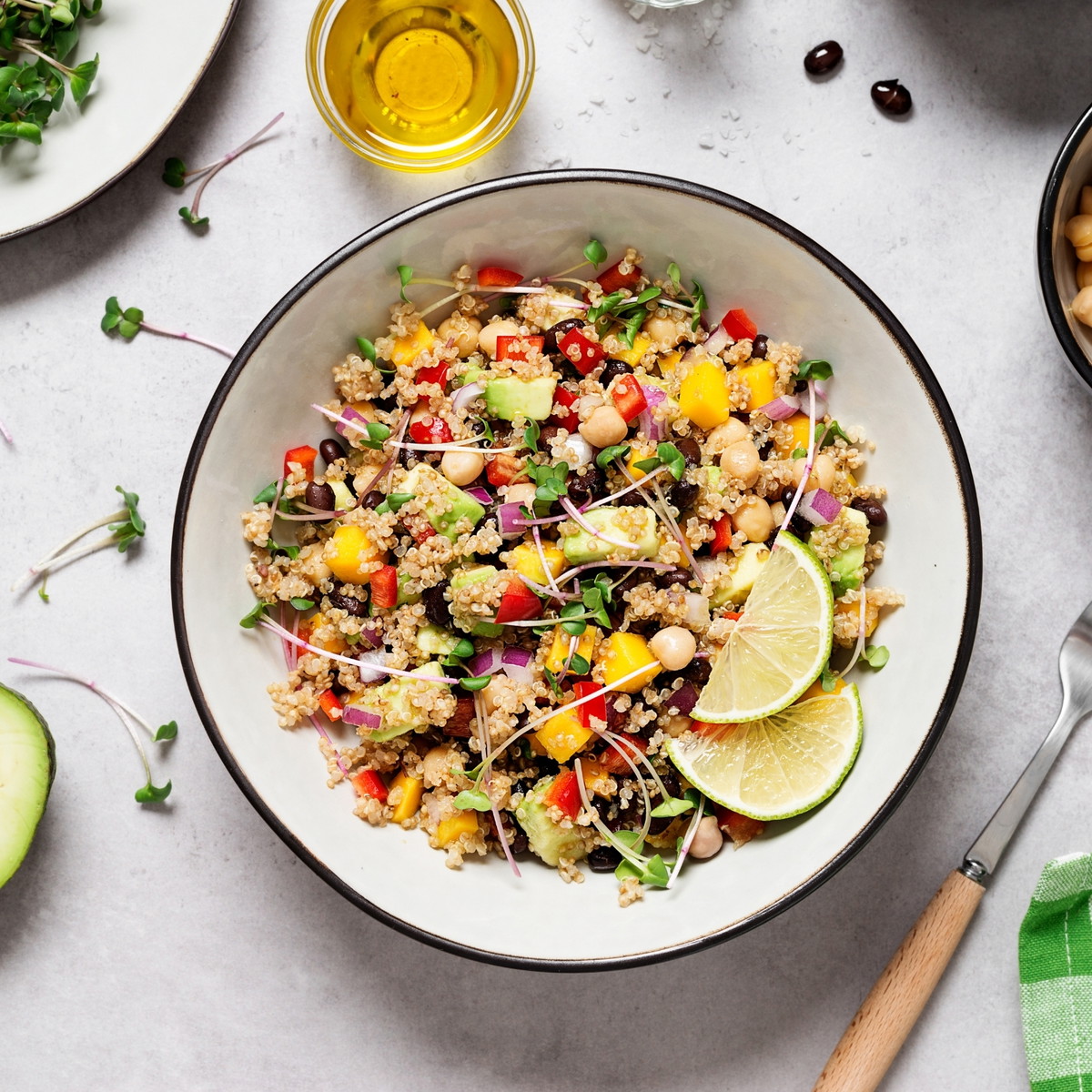 Balsamic Beef & Veggie Quinoa Bowl