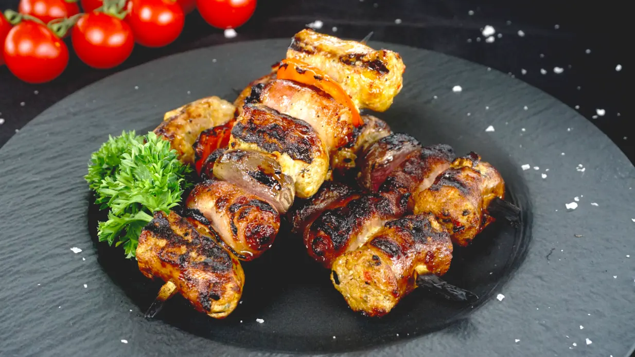 Bratwurst Spieße | einfaches Rezept