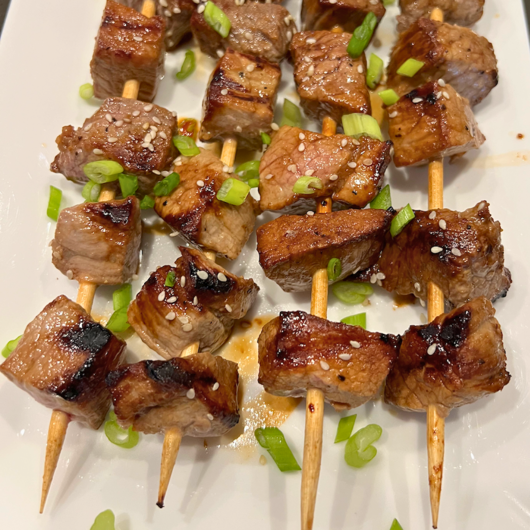Soy-Ginger Beef Kebabs