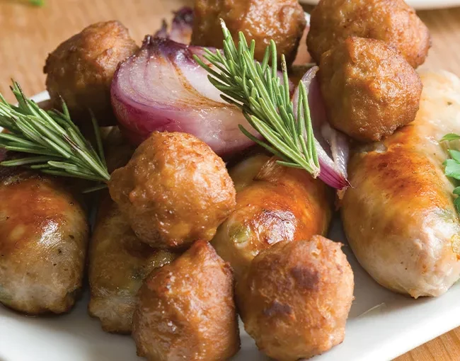 Image of Rosemary Sausage Meatballs