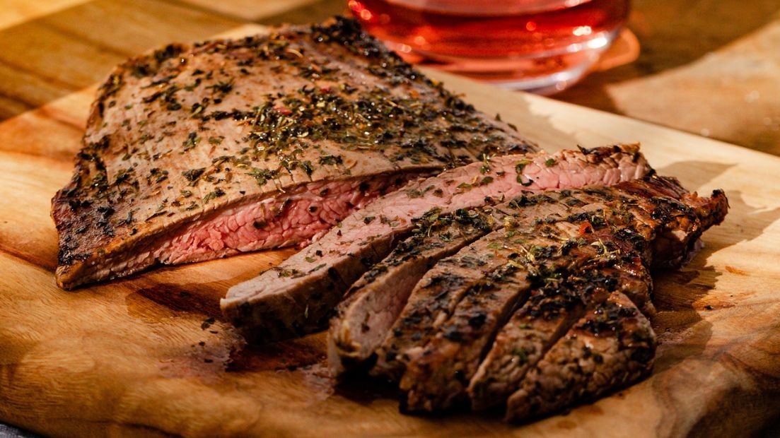 Image of Skirt Steak with Chimichurri Sauce