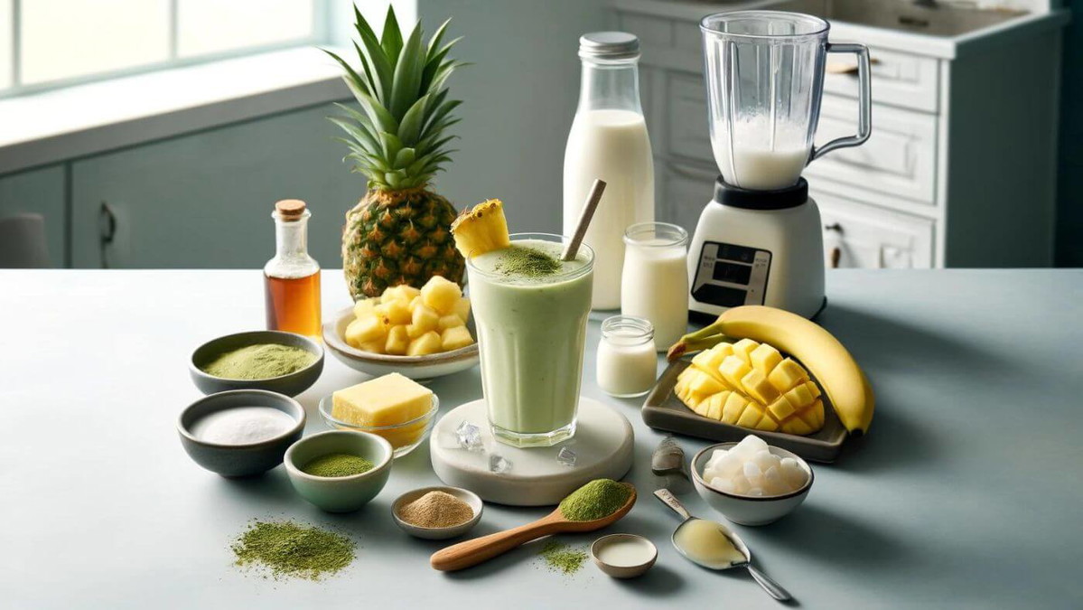 Comienza bien el día con este batido verde Matcha