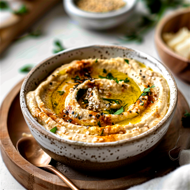 Image of Cremiger Hummus mit Tahin