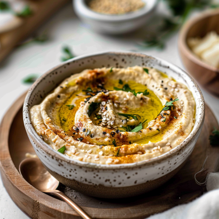 Cremiger Hummus mit Tahin