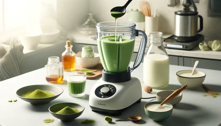Image of Aggiungi l'estratto di vaniglia per esaltare il profilo aromatico complessivo del tuo frullato al matcha. Questa delicata aggiunta esalta la dolcezza della frutta e il sapore terroso del matcha.