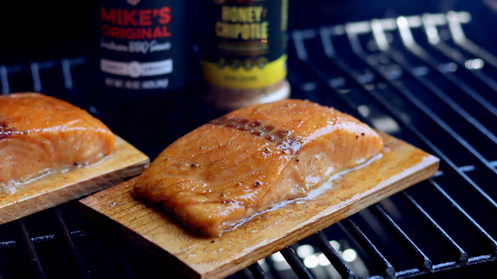 Image of Bourbon BBQ Cedar Plank Salmon