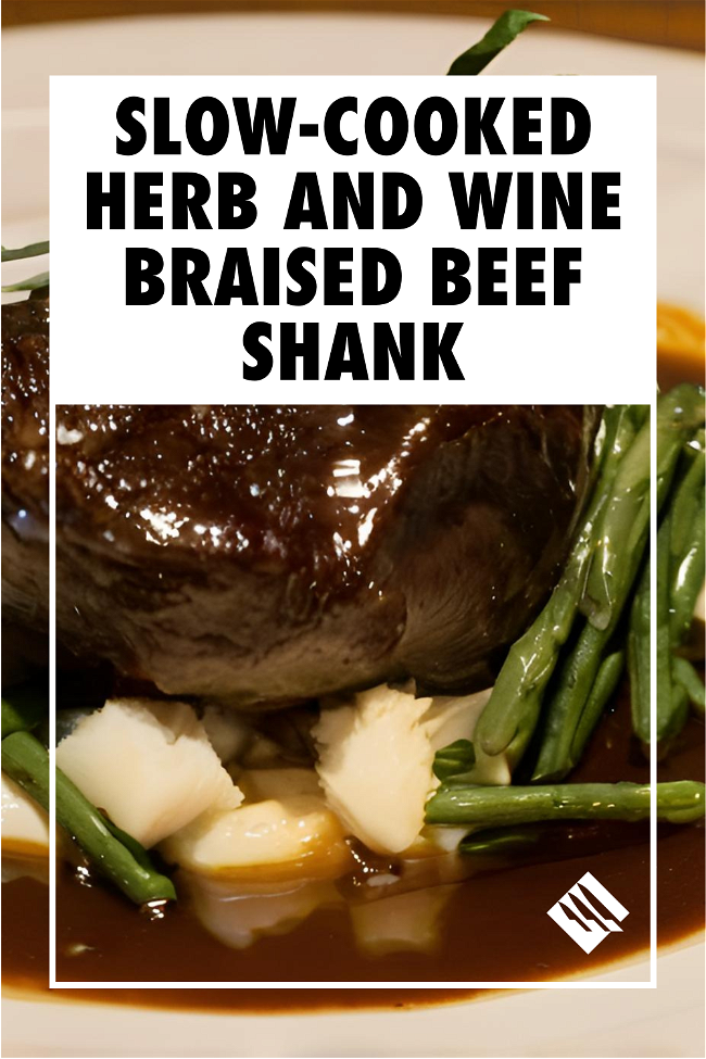 Image of Slow-Cooked Herb and Wine Braised Beef Shank