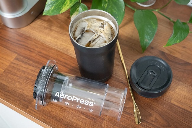 Image of Instant Cold Brew with AeroPress Go Plus Recipe