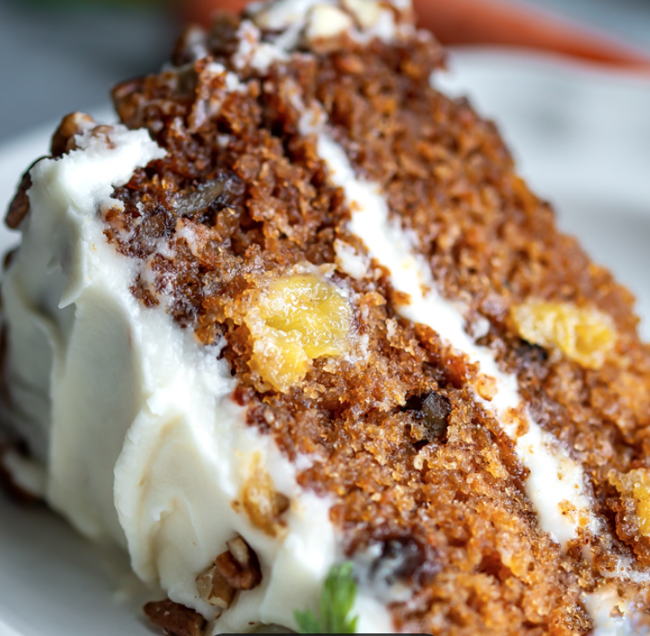 Image of CARROT PINEAPPLE CAKE