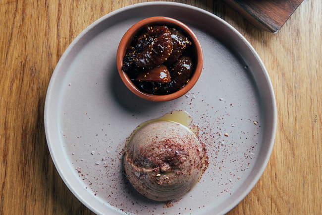 Image of beluga lentil parfait