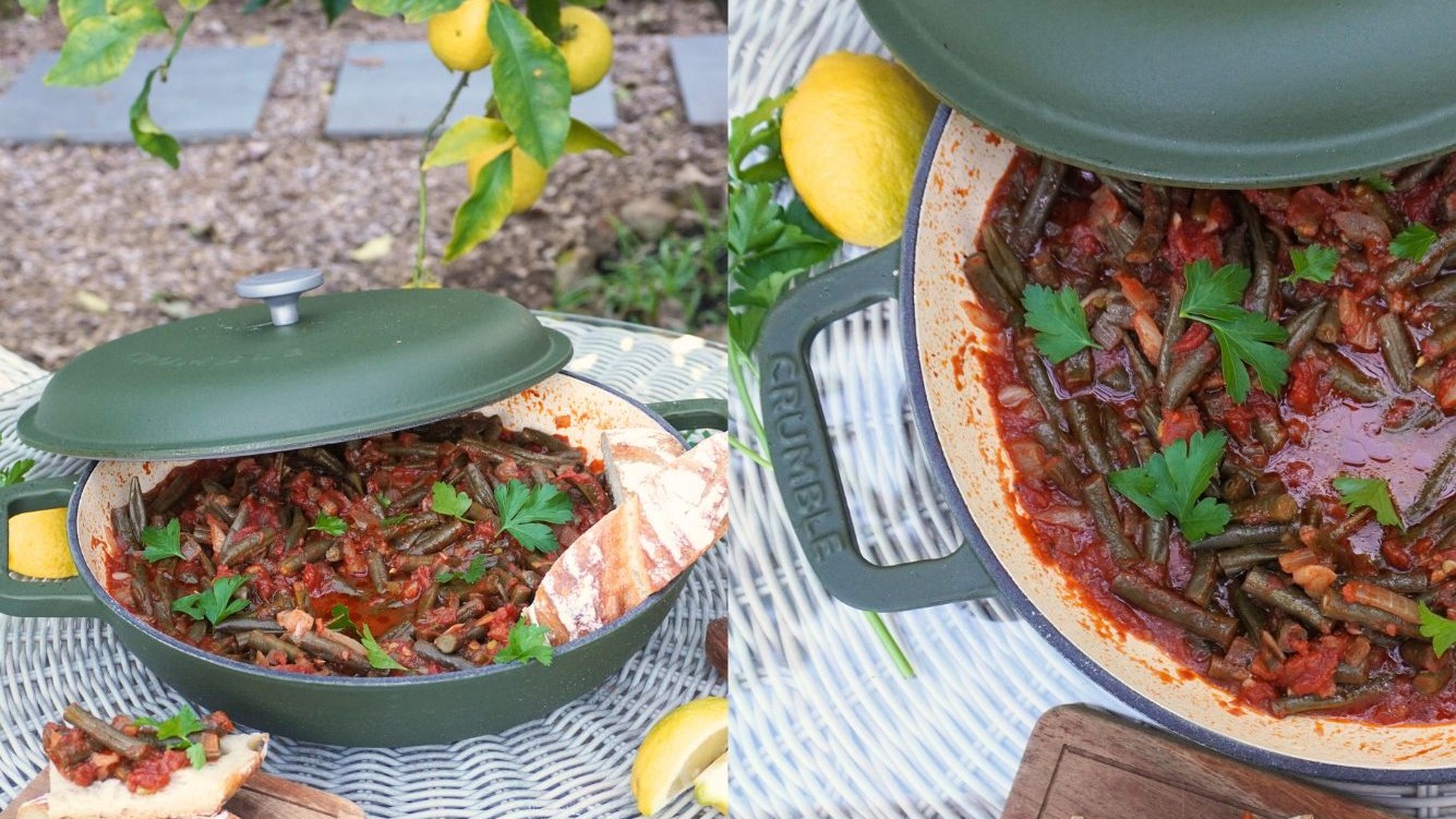 Image of Nora's Lebanese Green Beans (Loubyeh bi Zeit)