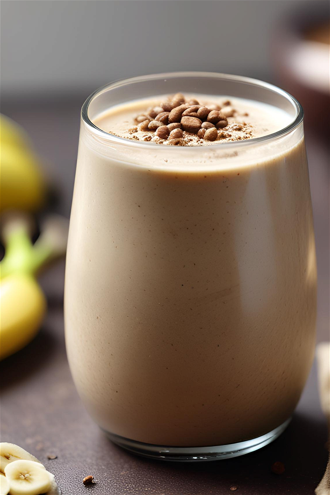 Image of Banana Tahini Coffee Smoothie