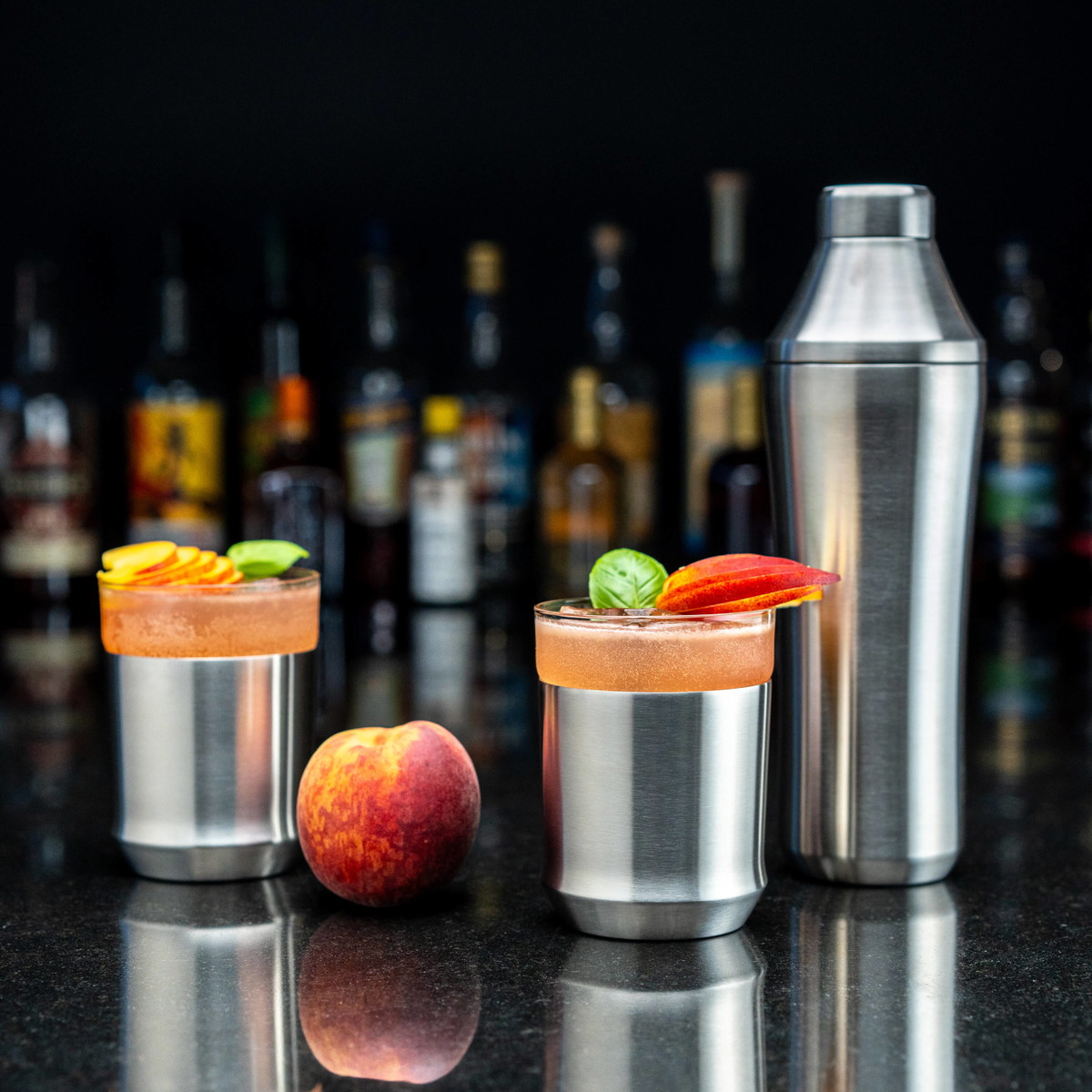 Bourbon Peach Smash