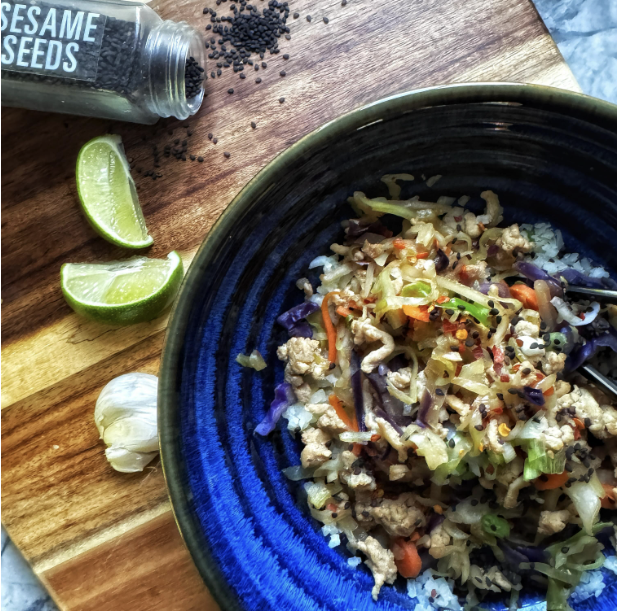 Image of Paleo Egg Roll in a Bowl