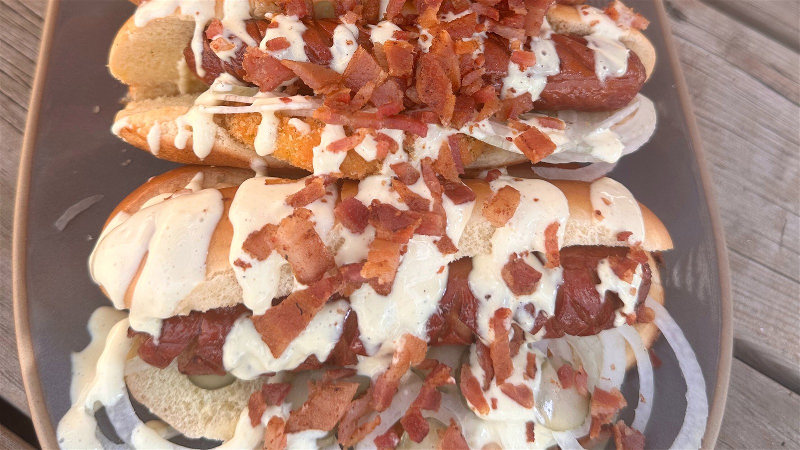 Image of Alabama White Sauce Hot Dogs (Glizzys) 