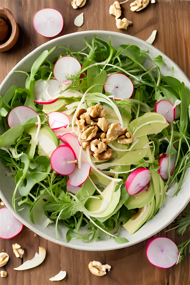 Image of Lemon Fennel Arugula Salad