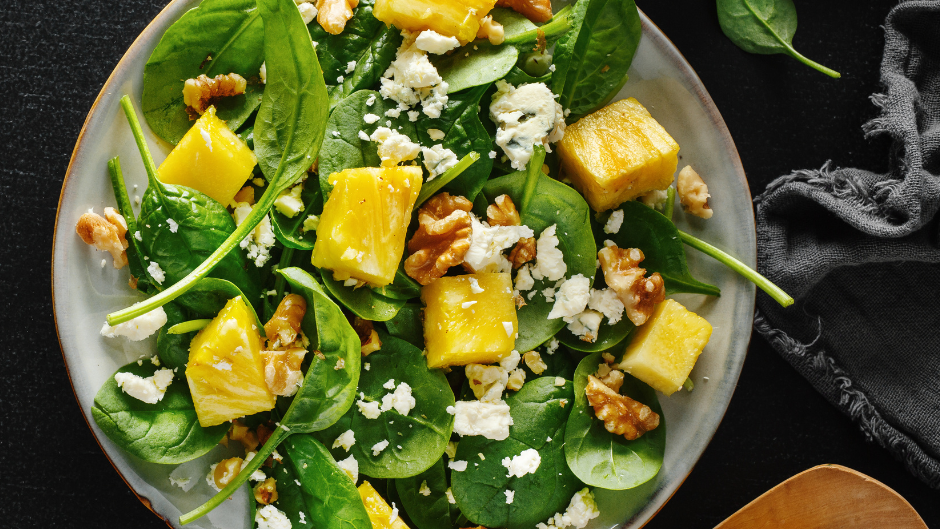 Image of Pineapple Spinach Salad