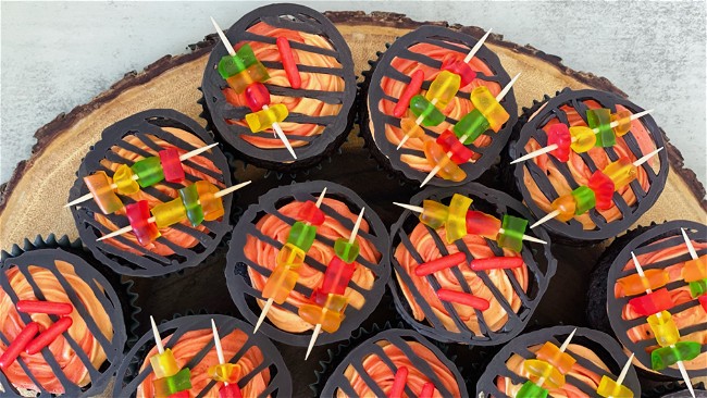 Image of Kootek Grill Themed Cupcakes