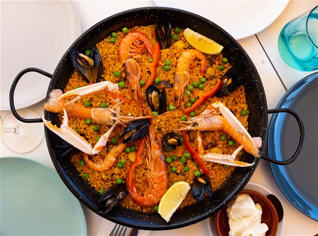 Image of Sun-kissed Paella Paradise