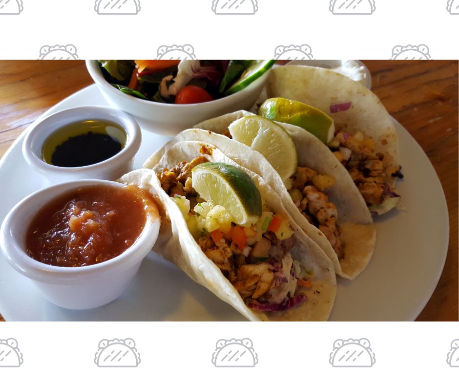 Tropical Blackened Grouper Tacos with Pineapple Salsa