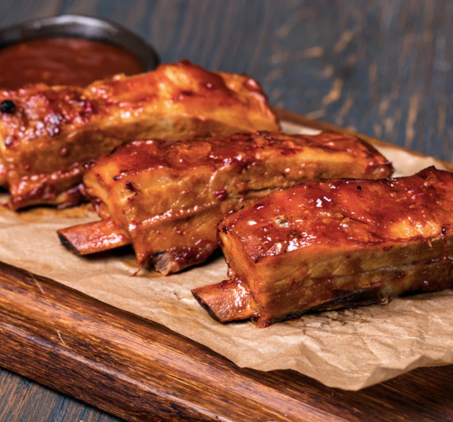 Image of Pineapple-Cayenne Slow Cooked Back Ribs