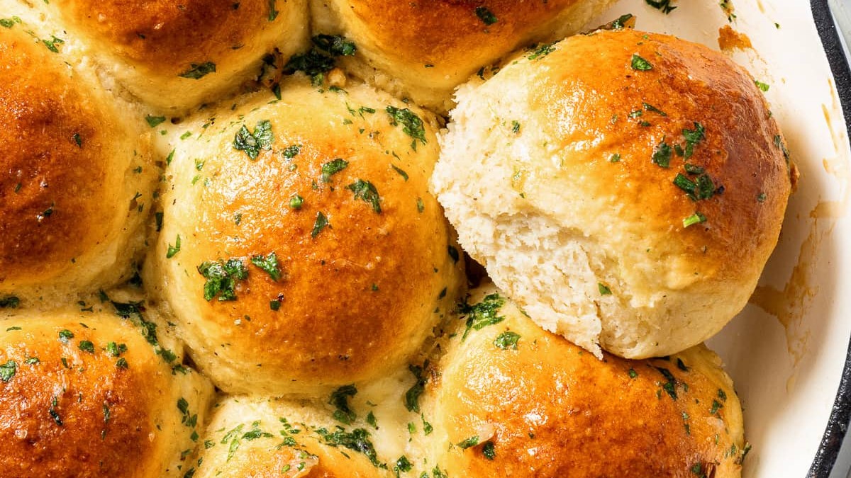 Lactose Free Cheesy Garlic Bread Balls
