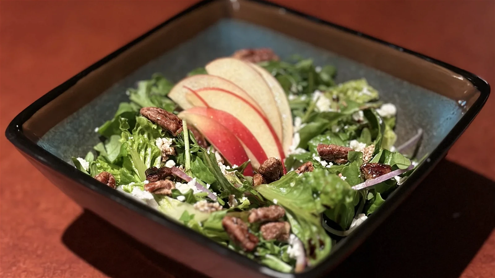 Image of Peppery Apple & Vermont Maple Candied Pecan Salad