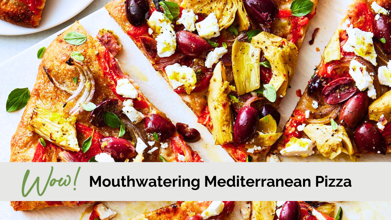 Mouthwatering Mediterranean Pizza