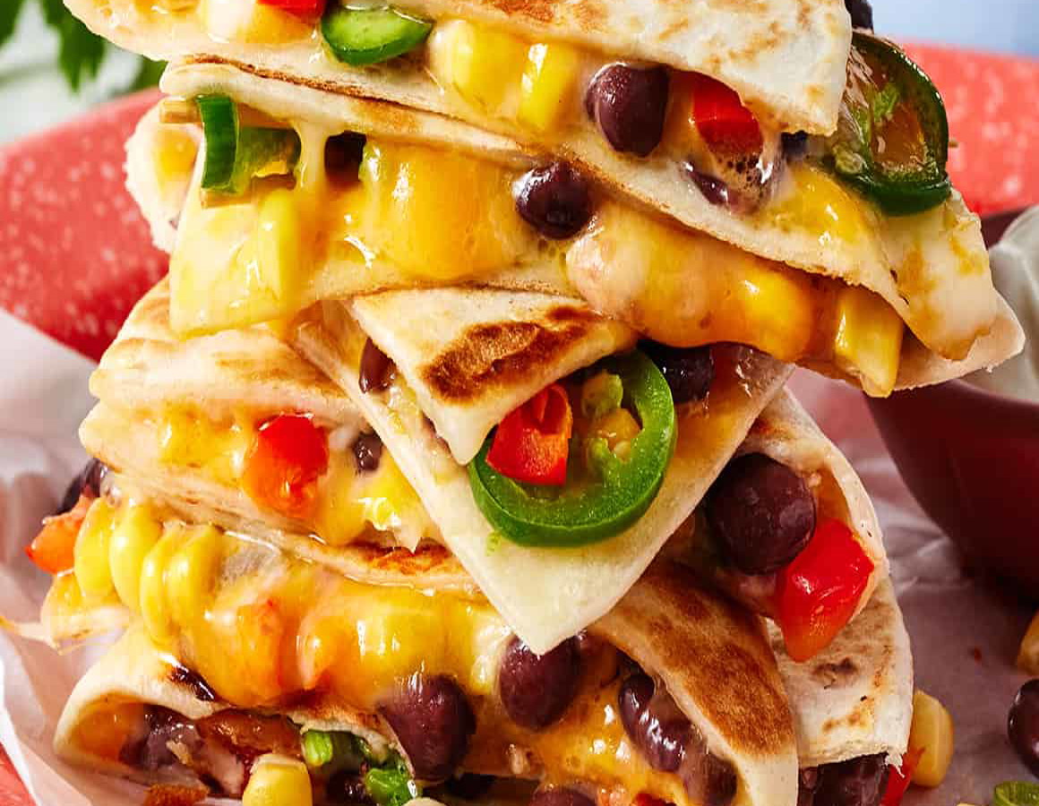 Image of Lactose-Free Vegetable Quesadilla