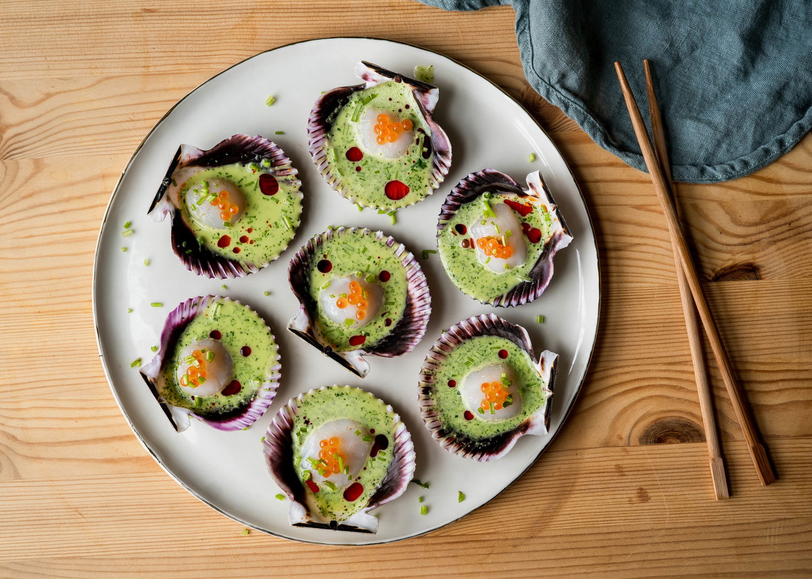 Image of Easy Scallop Crudo with Seatopia Peruvian Scallops