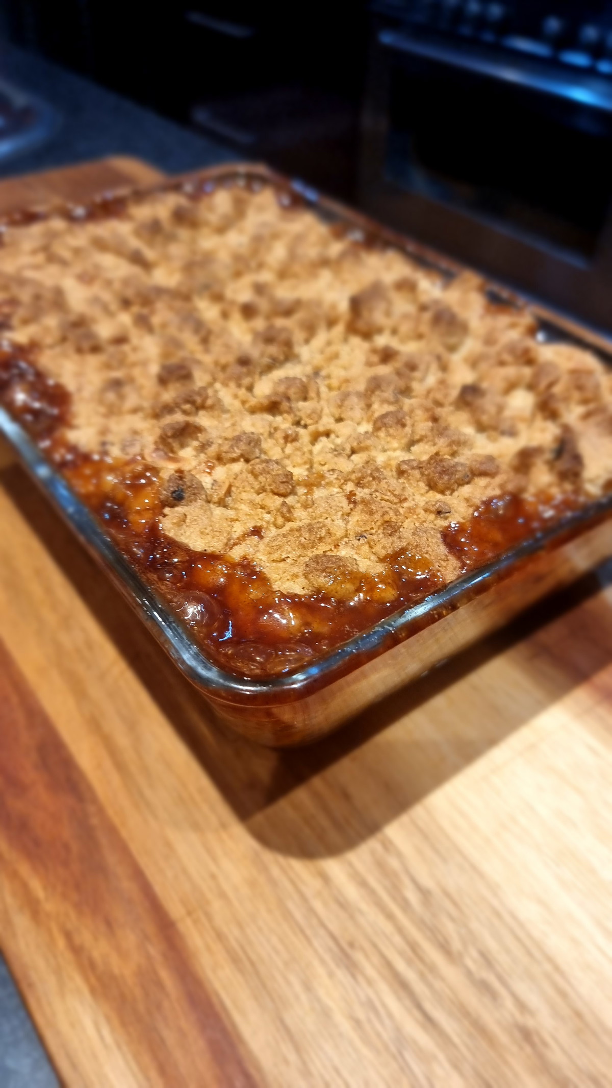 Feijoa and Apple Crumble