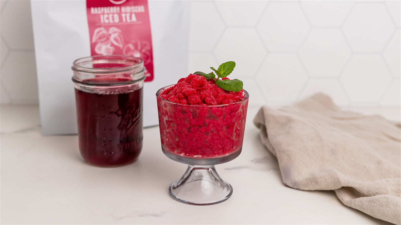 Image of Raspberry Hibiscus Granita