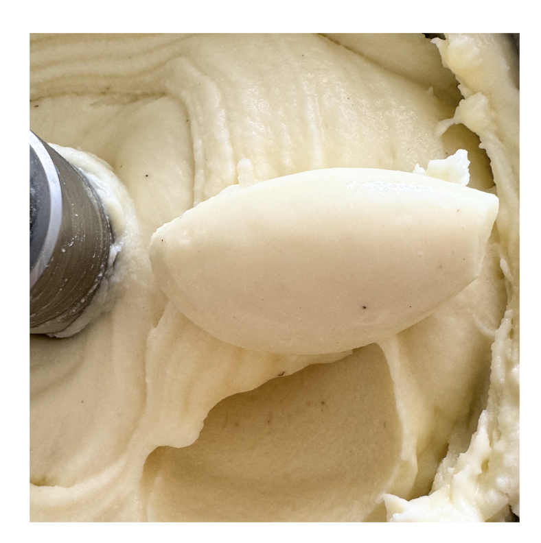 Image of Hvid Chokolade Sorbet med Lemon