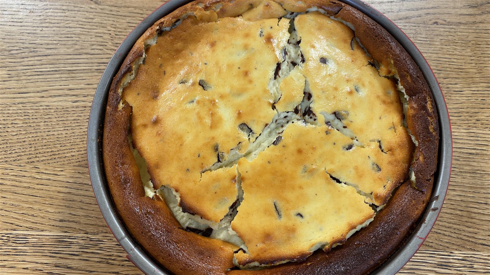 Stracciatella-Käsekuchen
