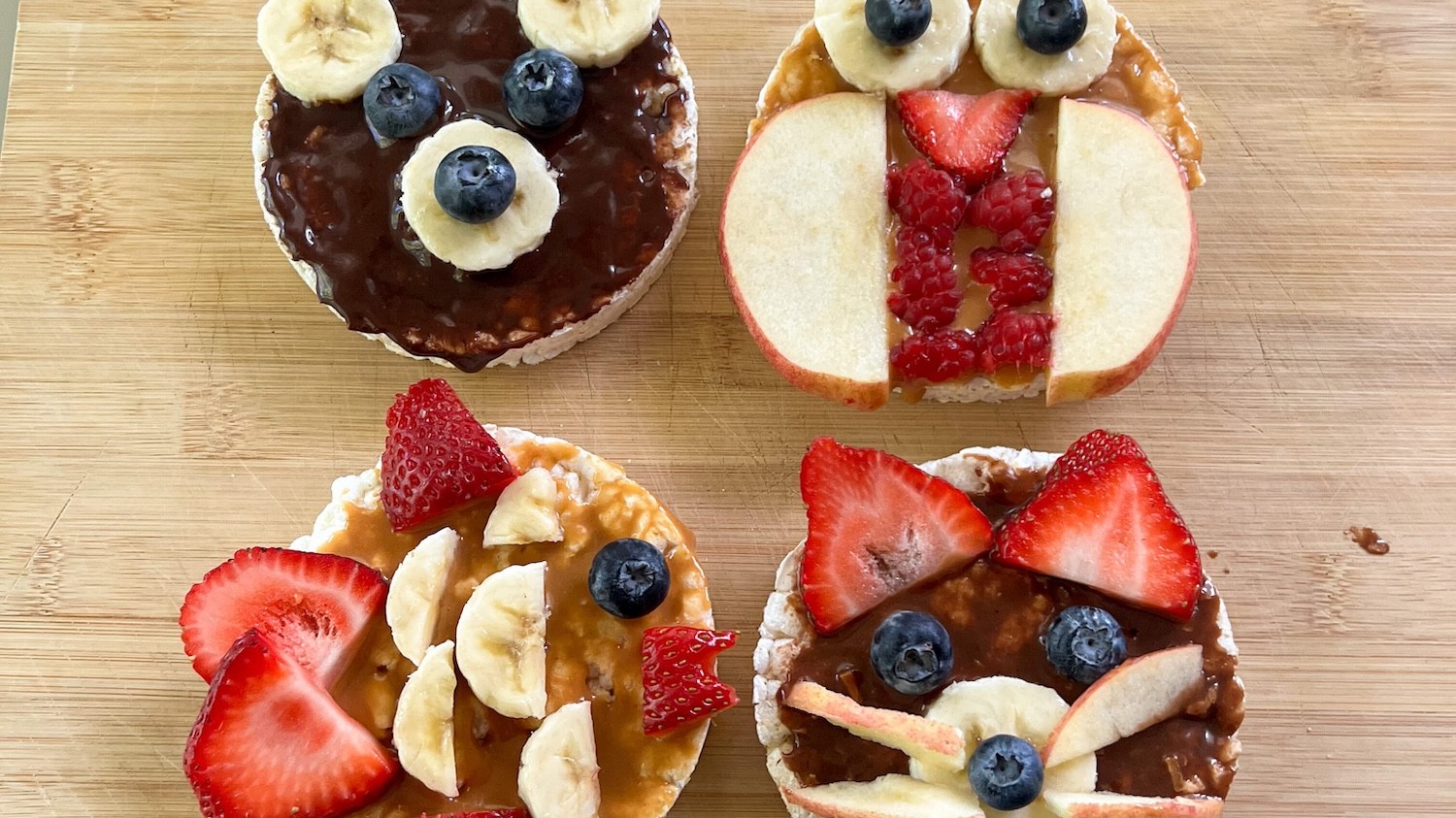 Image of Fun and Nutritious Summer Snack: Animal Rice Cakes