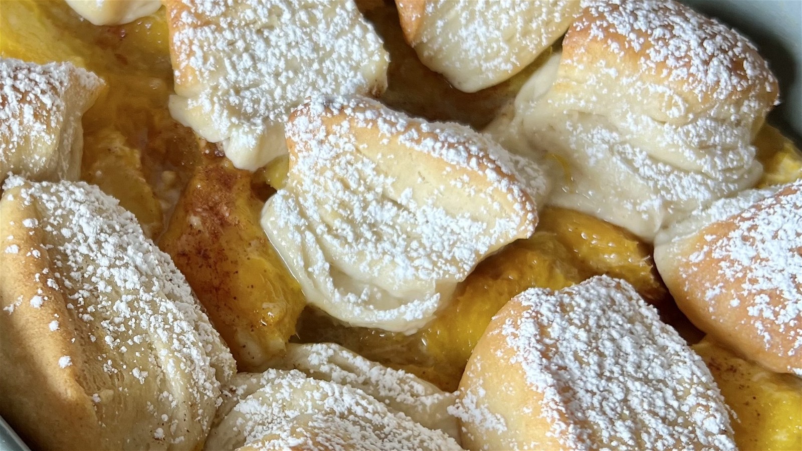 Image of Peach Mango Biscuit Cobbler