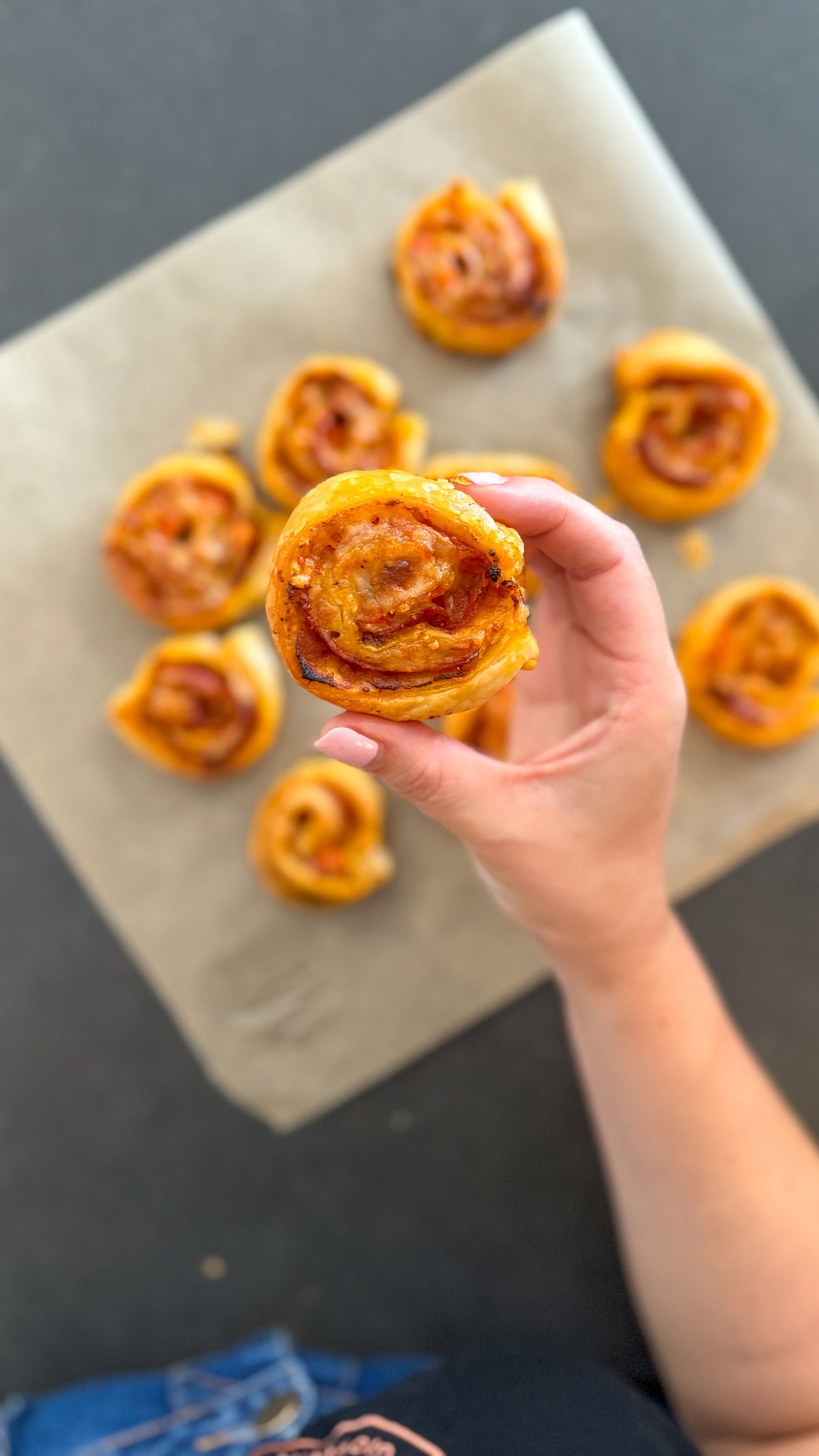 Salami & Pesto Pinwheels 