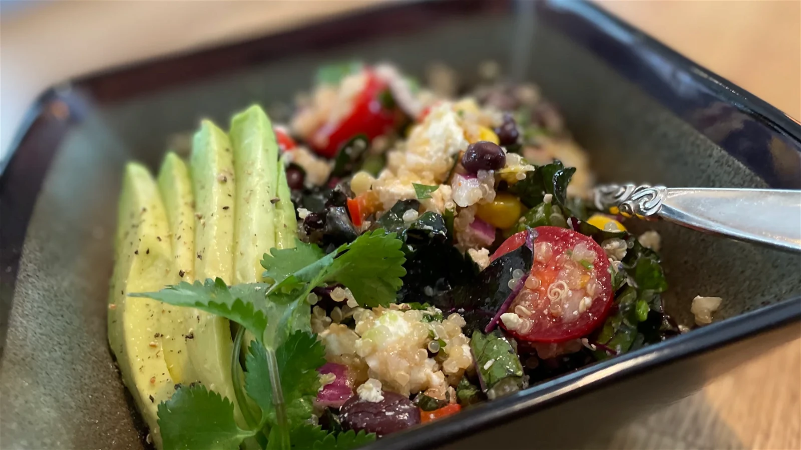 Image of Baklouti Pineapple Mexi Kale Quinoa Salad