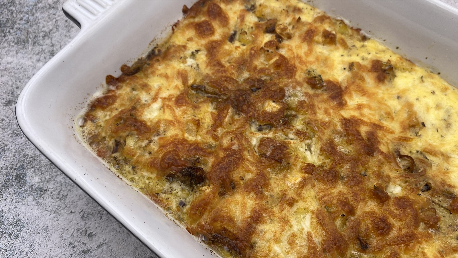 Gebratener Kartoffel-Steckrüben-Auflauf