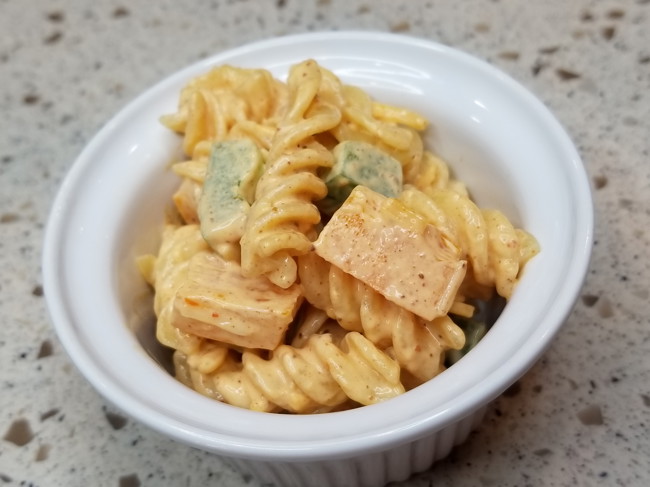 Dish of SnS Triple S Creamy Pasta Salad