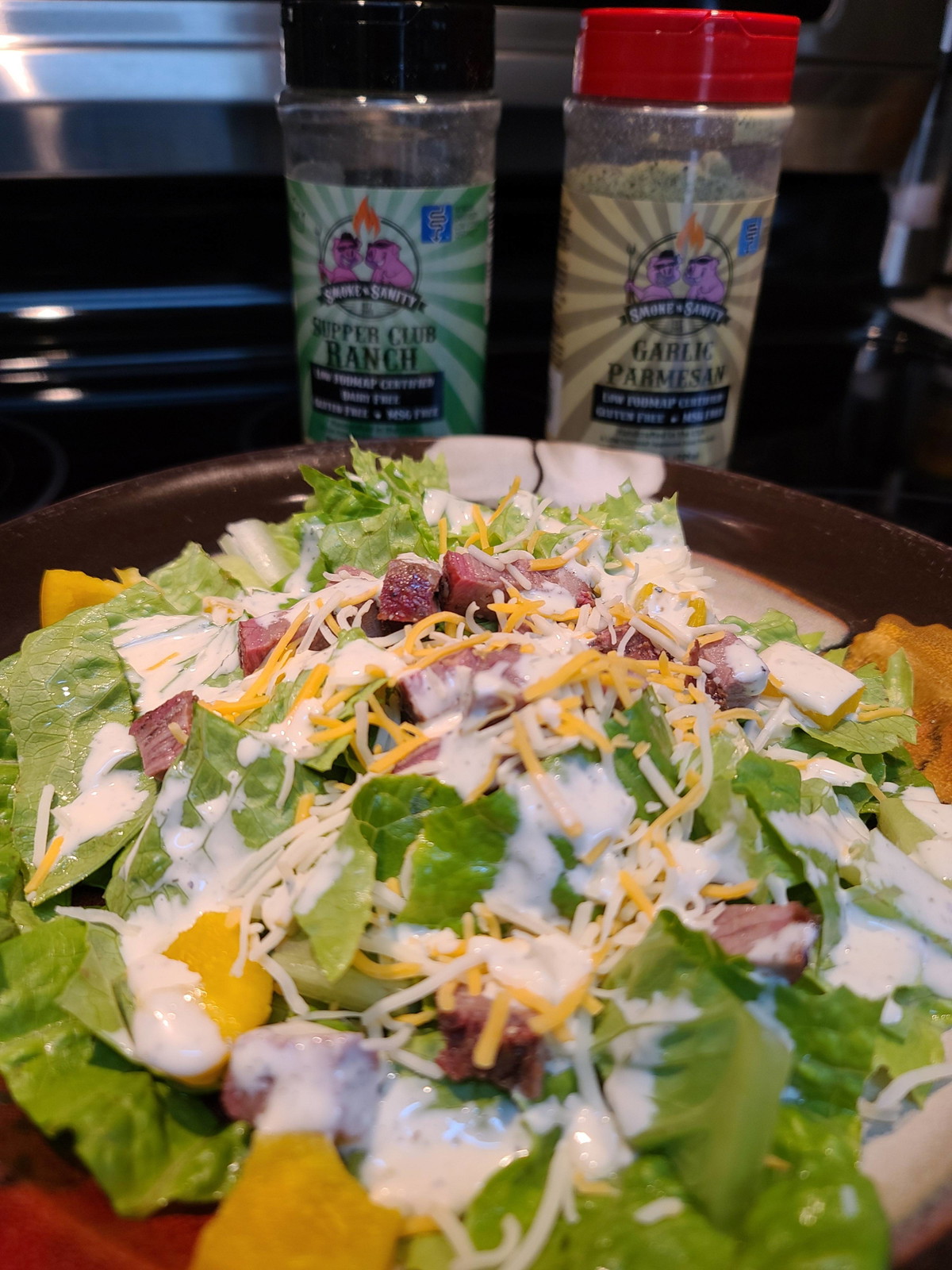 Garlic Parmesan Ranch Salad Dressing