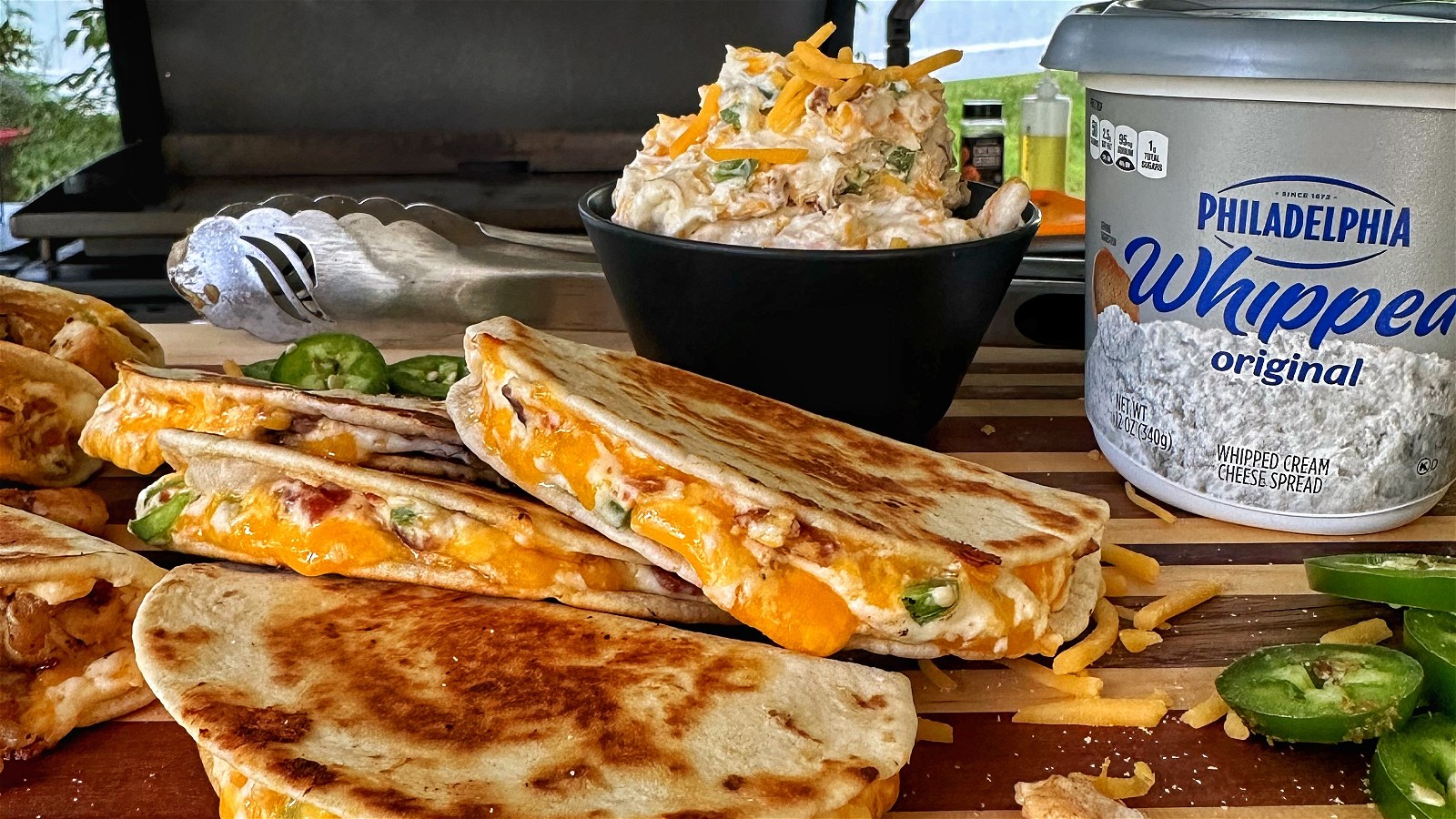 Image of Jalapeño Popper Chicken Quesadillas