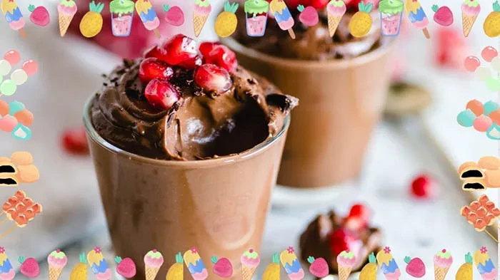 Image of Healthy chocolate mousse