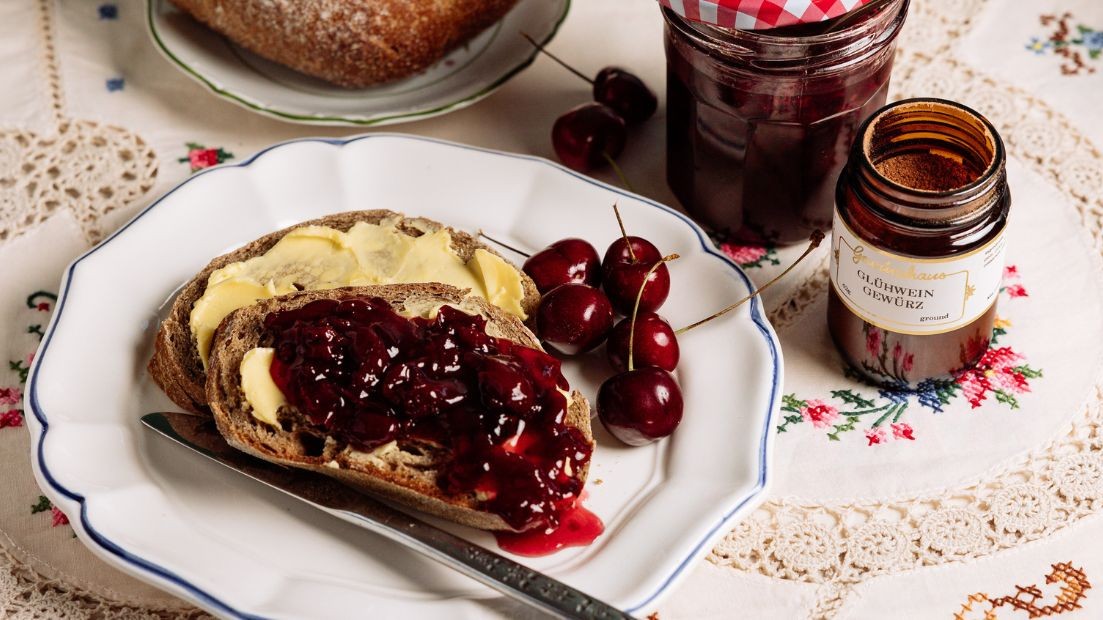 Image of Glühwein & Sour Cherry Jam