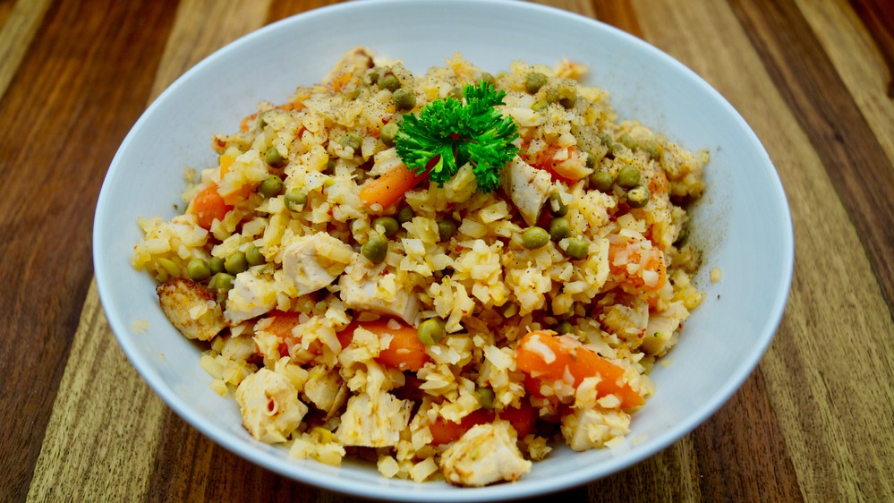 Image of Warm Couscous & Roasted Veggie Salad With Tuna