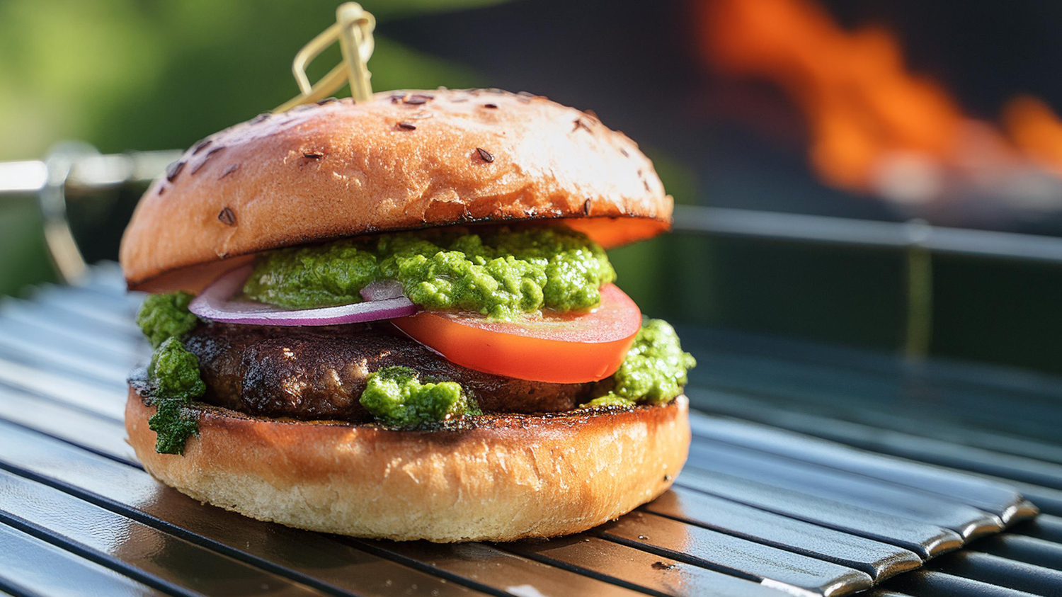 Image of Spicy Chimichurri Burgers