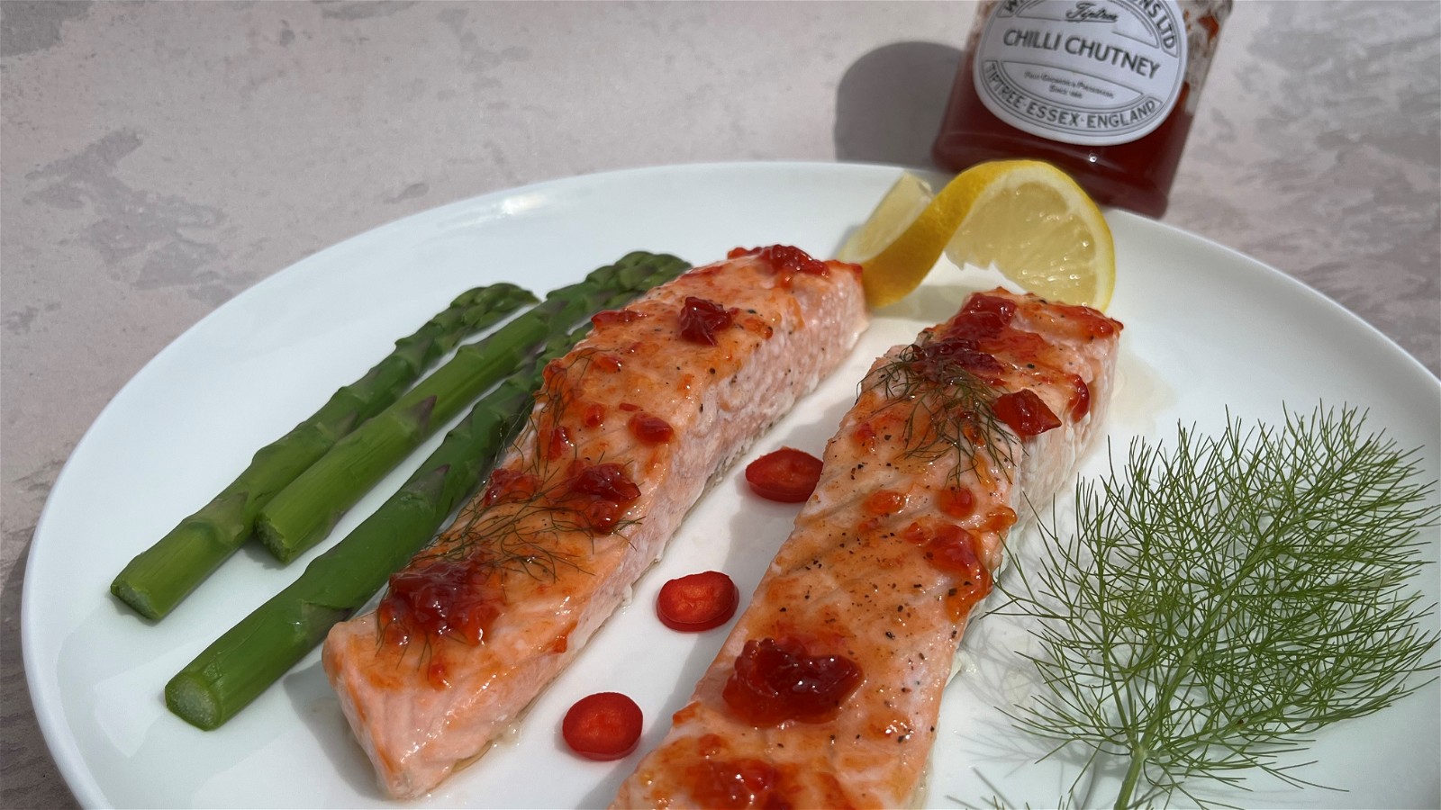 Image of Salmon Papillote with Chilli Chutney