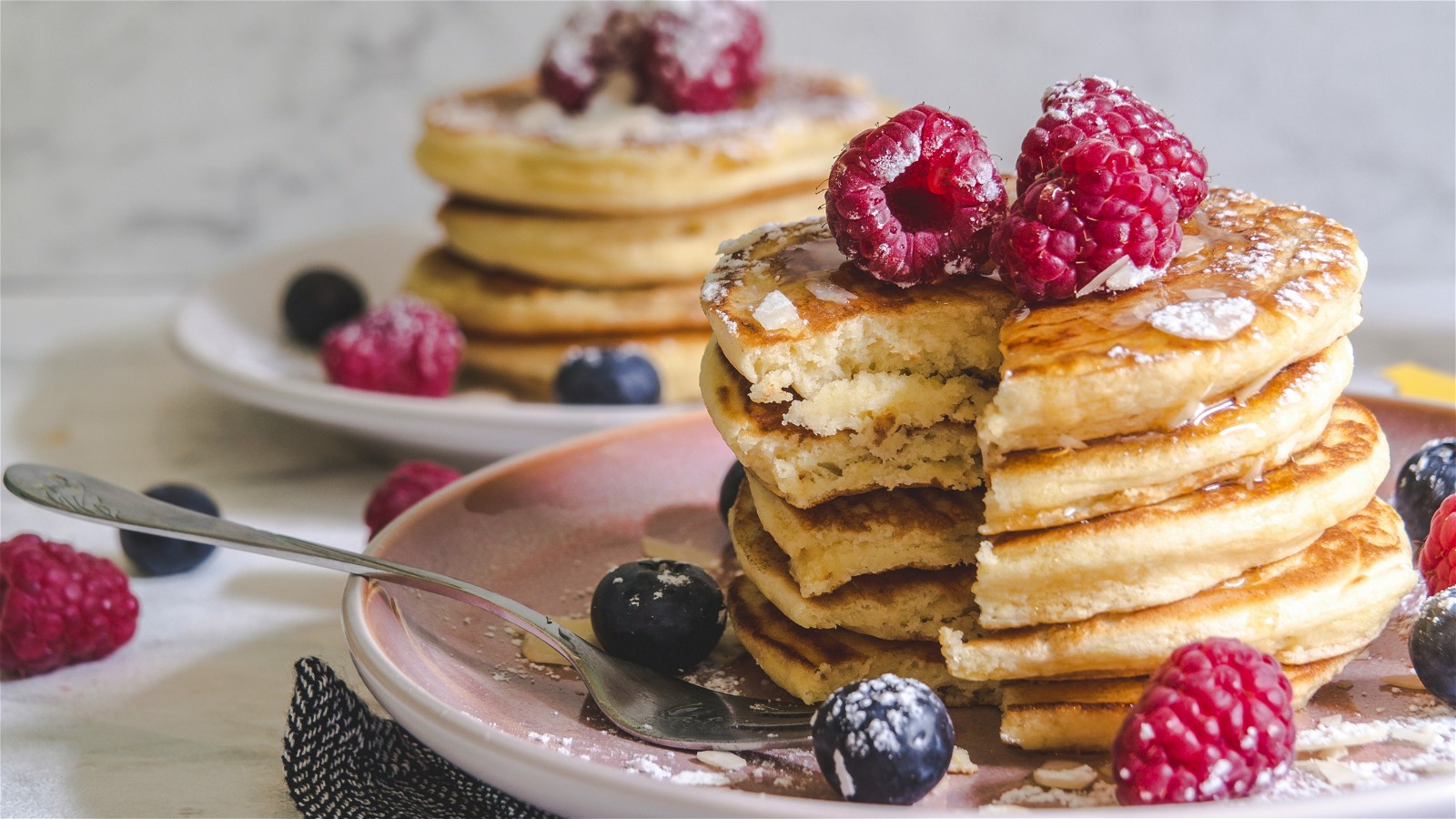 Image of Lactose-Free American Pancakes