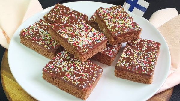 Image of Finnish Coffee Brownies (Mokkapalat)